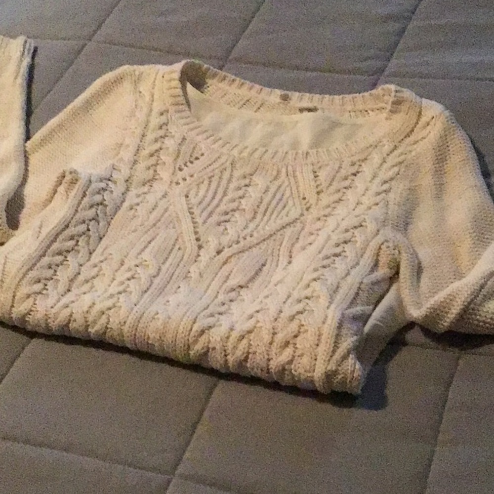 Beautiful anthropology moth sweater with shirt - Picture 2 of 8
